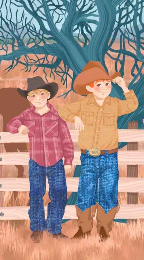 Elmer et Clyde : apprentis cow-boys