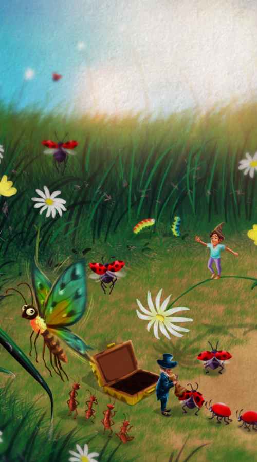 Série audio pour enfant : Le petit peuple de l'herbe